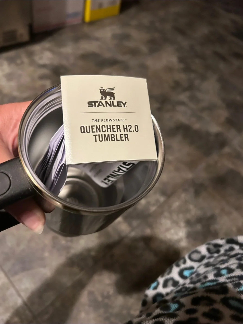 Stanley x Wicked 20oz FlowState Quencher Tumbler Elphaba For Good IN HAND